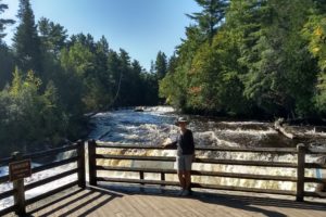 2018 Michigan UP – part 2, Grand Marais waterfalls, logging, questions for God