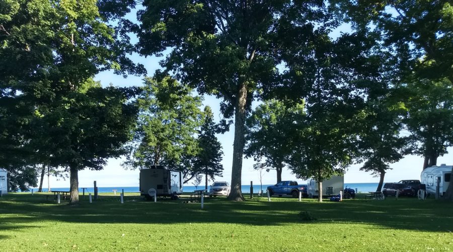 2018 Michigan UP – part 4, Grand Marais campground