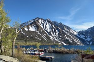 2019 other side – part 20, Mammoth Mountain: history, Convict Lake, June Lake Loop, campsite