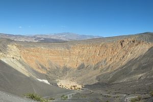 2019 other side – part 4, Death Valley: cornfield, sand dunes, a stone cottage, a crater, first resort, tourism, Z point