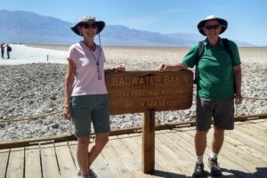 2019 other side – part 3, Death Valley: low elevation, salt, golf, artists, canyons, iced tea