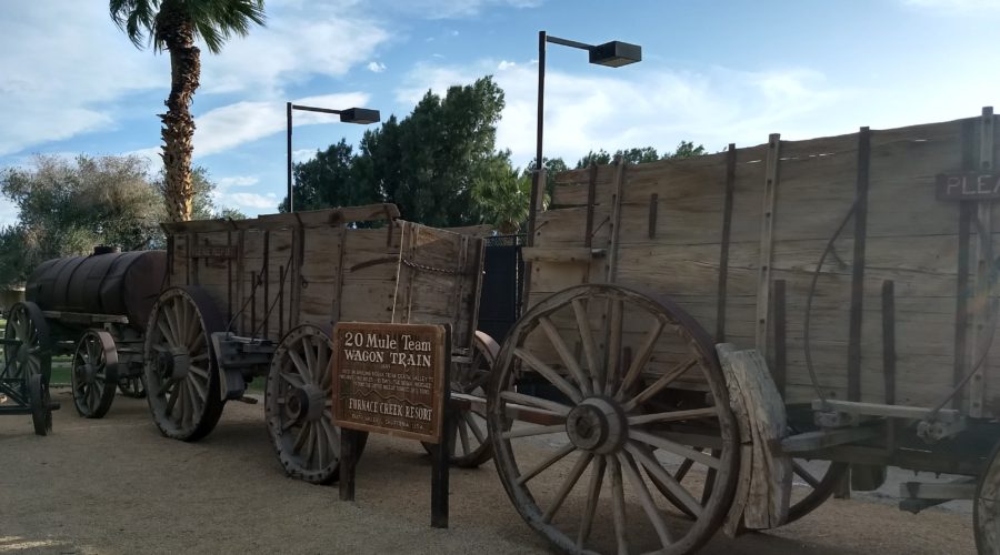 2019 other side of CA – part 2, Death Valley:  20-mule team wagons and borax