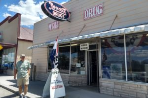 2019 loneliest road – part 19, McGill: a drug store must-see, lemonade, and a spring-fed swimming hole
