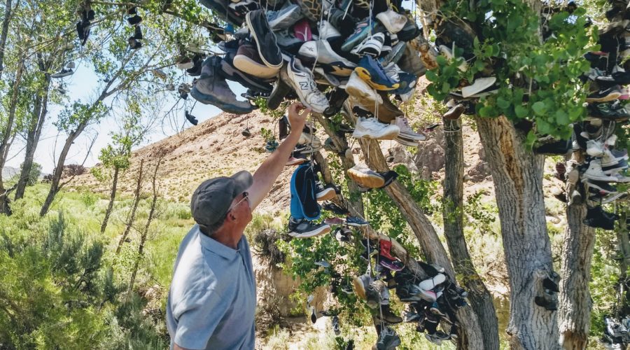 2019 loneliest road – part 10, Fallon: shoe tree