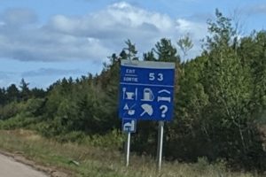 2019 New Brunswick – part 19, why “new,” an unusual food, more picture signs