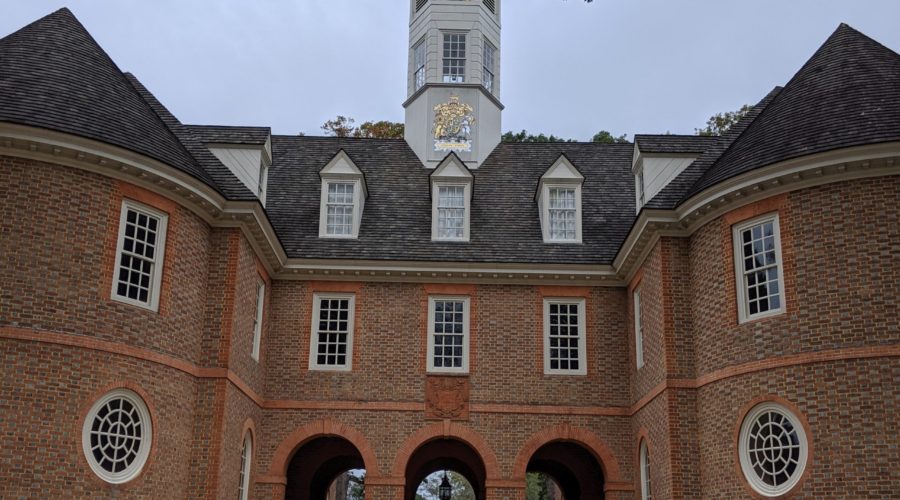 2019 sauntering home – part 5, Virginia: Colonial Williamsburg’s Capitol and surrounding buildings, best pot roast ever