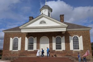 2019 sauntering home – part 4, Virginia: Colonial Williamsburg’s Market Square and why Virginia led the way to revolution