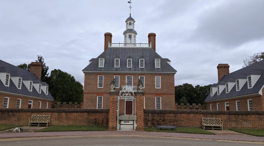 2019 sauntering home – part 3, Virginia: Colonial Williamsburg’s Palace Green