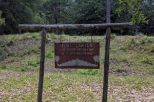 2020 Georgia – part 13: Magnolia Springs’ Fort Lawton’s Civil War prison camp – an outside view
