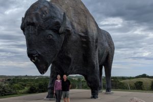 2020 North Dakota – part 2: Jamestown and all you want to know about buffalo/bison and how to build a tipi