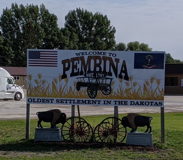 2020 North Dakota part 14 Pembina the first settlement in ND is