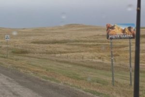 South Dakota welcome sign