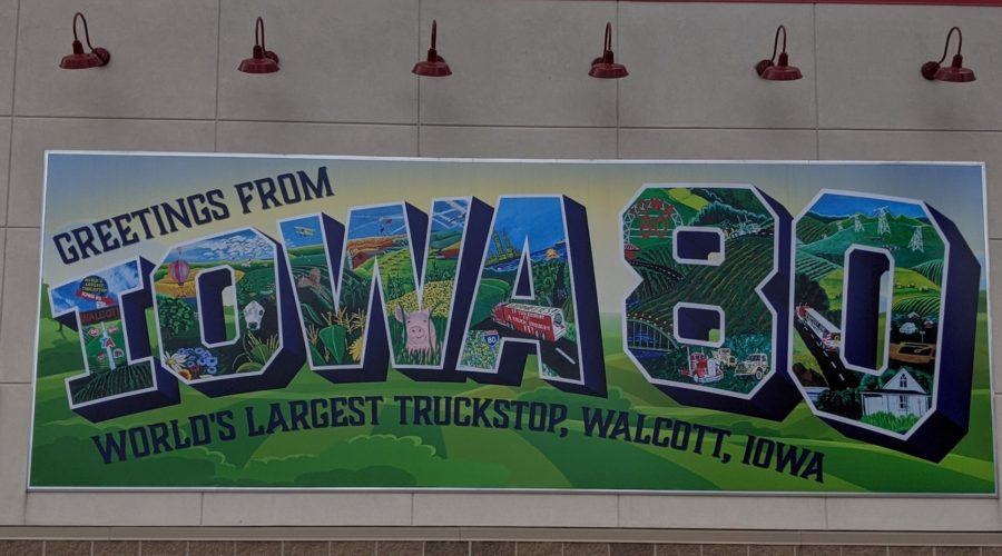 largest truck stop greeting